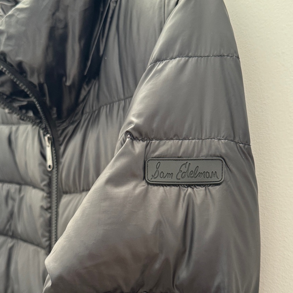EUC Sam Edelman Black Puffer Jacket - Picture 3 of 8